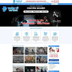 Theme WordPress Thám Tử