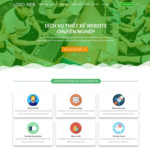 Theme WordPress công ty thiết kế Website 03