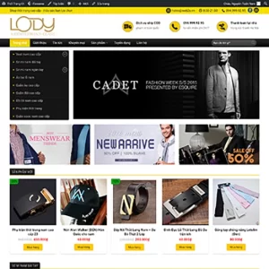 Theme WordPress Thời Trang 01