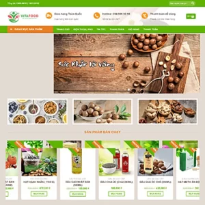 Theme WordPress Thực Phẩm