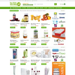 Theme WordPress Thực Phẩm 11