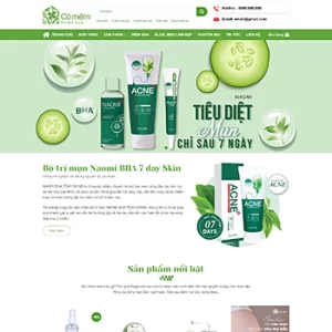 Theme WordPress Thực Phẩm 12