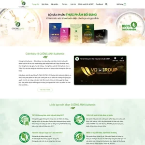 Theme WordPress Thực Phẩm 08
