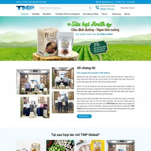 Theme WordPress thực phẩm sạch 02