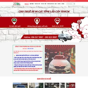 Theme WordPress Thuê Xe 03