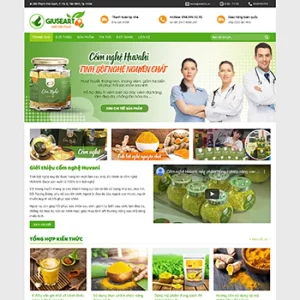 Theme WordPress Tinh Bột Nghệ 01