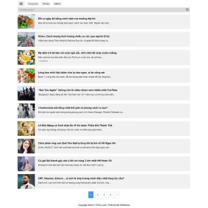 Theme WordPress tin tức cho mobile 24