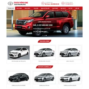 Theme WordPress Toyota