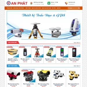 Theme WordPress Trắc Địa