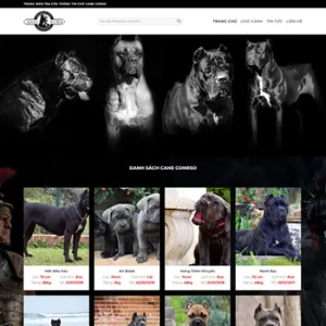 Theme WordPress Trại Chó