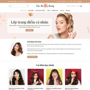Theme WordPress Trang Điểm