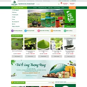 Theme WordPress Trà Xanh