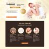 Theme WordPress Landing page triệt lông thẩm mỹ viện