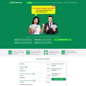 Theme WordPress dịch vụ tín dụng, vay tiền nhanh