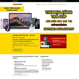 Theme WordPress Vay Vốn