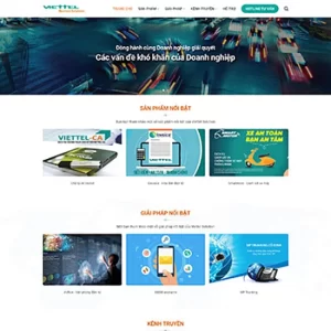 Theme WordPress Viễn Thông 01