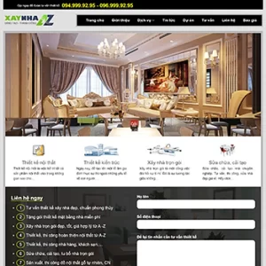 Theme WordPress Xây Dựng