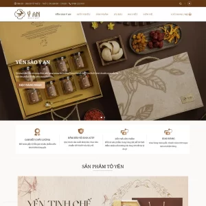 Theme WordPress yến sào 03